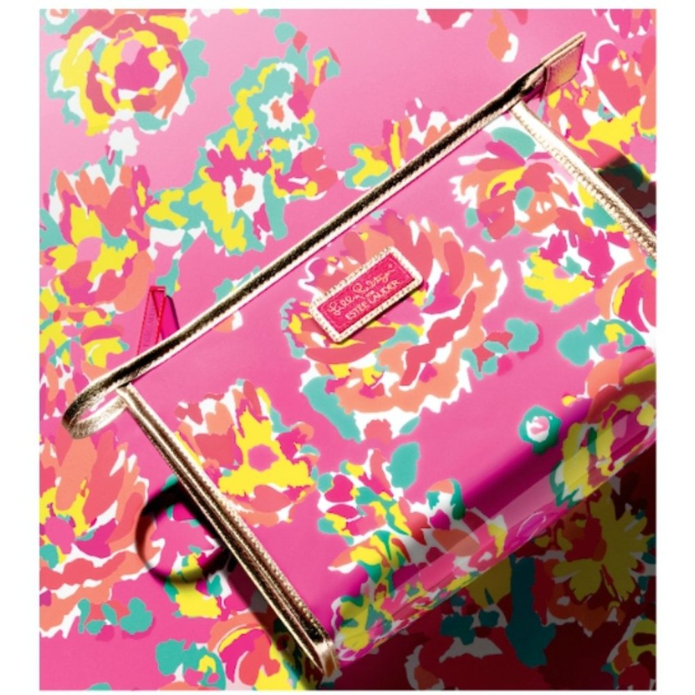 NWOT Lilly Pulitzer for Estee Lauder Cosmetic Bag